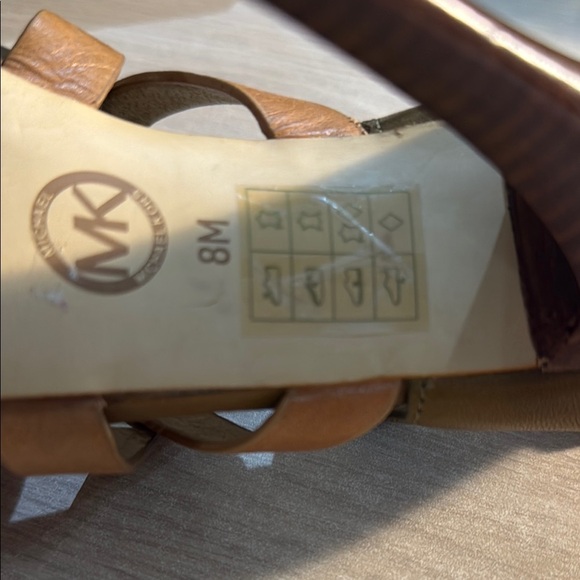 Michael Kors Tan Strappy Women's Heels - Picture 12 of 12